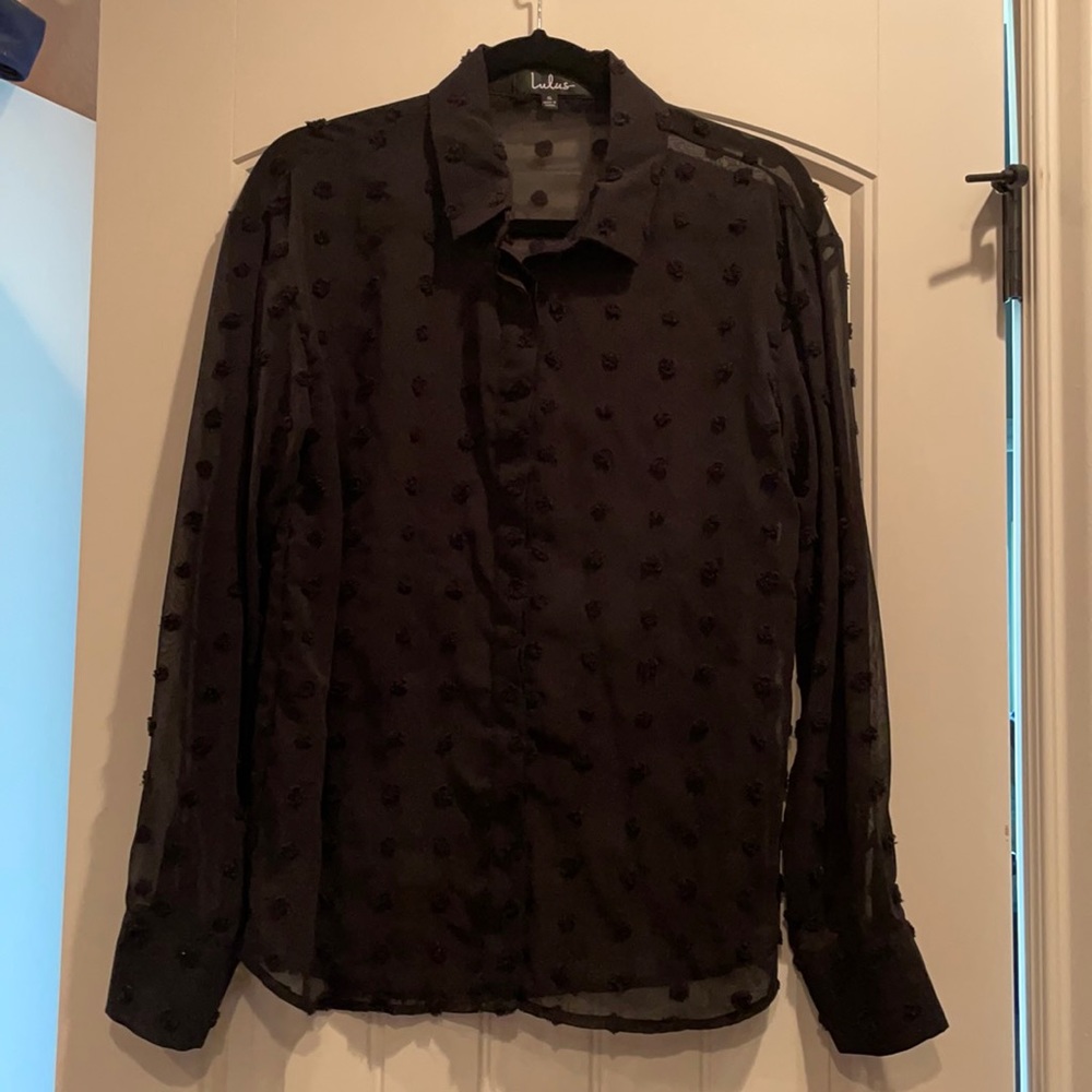 Polka-dot blouse